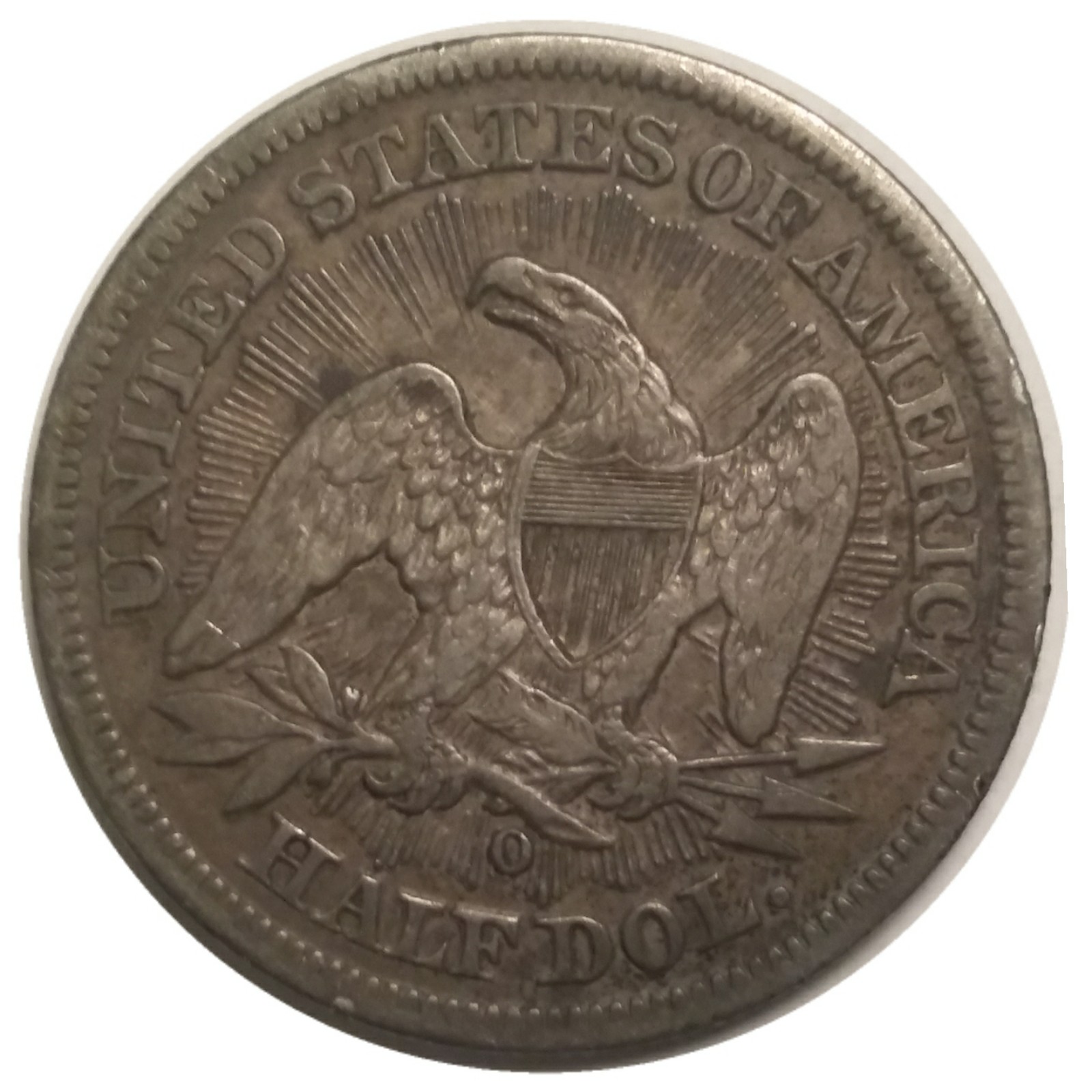 1853-O-50c-Liberty-Seated-Half-Dollar-Arrows-&-Rays